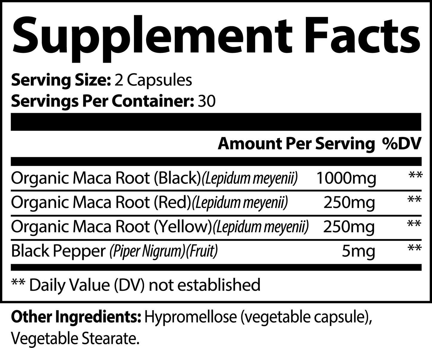 Healthify® Maca Plus 60 Capsules